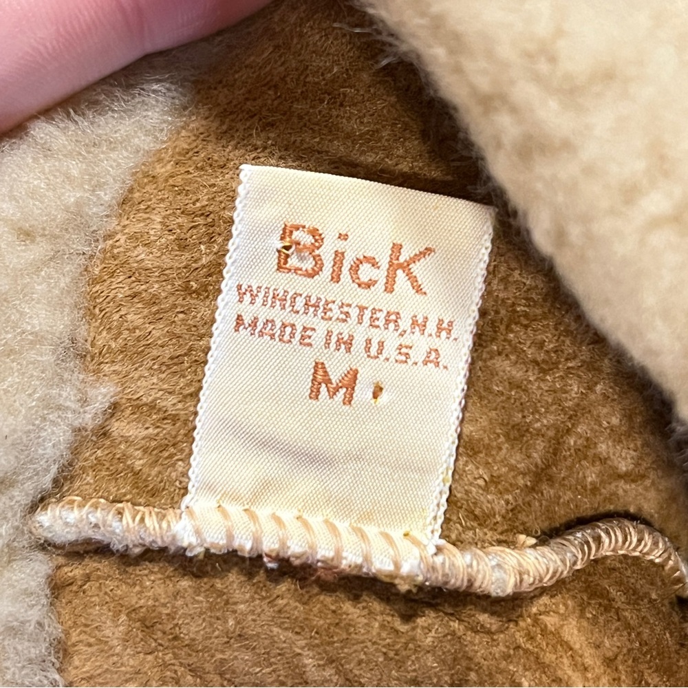 Vintage Bick Shearling Like Fur Hat M - Picture 7 of 7